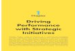 Driving Performance with Strategic Initiatives · Strategic initiatives run by interdisciplinary teams from marketing, operations, finance and procurement are the only way to achieve