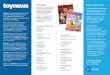 FEATURES Here’s what we do€¦ · Construction Toys Pre-Christmas Marketing l l ... • Build your social following and amplify ... 1st Double Page Spread £2,195 Double Page Spread
