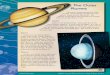 The Outer Planets - Weebly...the outer planets. It is also made of gas. It has at least 59 moons. The most famous one is Titan. It is the only moon with air we know of. Uranus Uranus