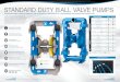 STANDARD DUTY BALL VALVE PUMPS · STANDARD DUTY BALL VALVE PUMPS SANDPIPER’S MOST POPULAR PRODUCT LINE, OFFERING A LARGE VARIETY OF PERFORMANCE AND APPLICATION CAPABILITIES Lightweight