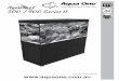 AquaReef Inspiring Excellence in Fish Care! 300 / …...Aquarium Model: AquaReef 300 Overall Dimensions: 99.5 x 51.5 x 156cm Aquarium Volume: 300L Glass Thickness: 10mm Sump Volume