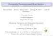 Ensemble Dynamics and Bred Vectors · Ensemble Dynamics and Bred Vectors Nusret Balci Anna L. Mazzucato1 George R. Sell 2 Juan M. Restrepo 3 1Penn State University 2University of