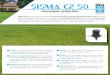 SISMA CP 50 - DEA Security · 2020-02-27 · SISMA CP 50 Geoseismic protection SISMA CP 50 is a buried intrusion system creating an invisible and unidentifiable detection band around