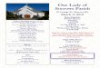 Our Lady of Sorrows Parish · 2019-03-03 · Lenten Activities Encounter Lent - CRS Rice Bowls Lent begins on Ash Wednesday, March 6. We will be distributing Rice Bowls from Catholic