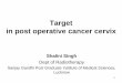 Target in post operative cancer cervixaroi.org/aroi-cms/uploads/media/1583582307Lecture_13_Shalini.pdf2 Learning objectives • Knowledge of basic anatomy, lymphatic and pattern of