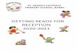GETTING READY FOR RECEPTION 2020-2021...giving your child sugary items such as chocolate, biscuits, sweets, fizzy drinks etc and encourage them to bring healthy food such as fruit,