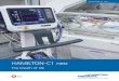 HAMILTON-C1 neo1fccafbf... · corresponding flow adjustment. Further benefits of this nCPAP technology may be quieter operation and thus less disturbance for neonatal patients, as