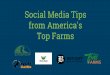 Social Media Tips from America's Top Farms · Canva Picmonkey WordSwag. ... Seekers Use Facebook To ... Create an educational post to advocate for Agriculture. Encourage your followers