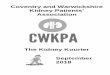 Coventry and Warwickshire Kidney Patients Association word.pdf · Pk Rd, CV3 2PD Sun 9th Sep 11 am Big Fun Run, starring our renal nurses!! War Memorial Park, Coventry Fri 19th -