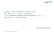 AAT Access Award in Business Skills Sample assessment and ... · AAT Access Award in Business Skills Access to Business Skills – SAMS – Assessment book 3 Assessment information