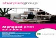 Managed print solutions - Sharples Groupsharplesgroup.com/wp-content/uploads/2015/05/Lexmark-M5155-br… · products, solutions and services help improve productivity, increase e˜