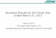 Business Results for the Fiscal Year Ended March 31, 2017€¦ · P4 Section 1 Actual Results for the Fiscal Year Ended March 31, 2017 P5 1. Consolidated Actual Results for FY2016