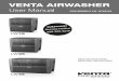 Venta airwasher - Abt Electronics · Venta Water Treatment Additive is designed to maintain hygienic conditions in the lower housing and to improve the evaporation process. The use