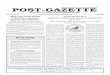 News Briefs - Post Gazette Online2018/04/06  · VOL. 122 - NO. 14 BOSTON, MASSACHUSETTS, APRIL 6, 2018 $.35 A COPYNews Briefs by Sal Giarratani (Continued on Page 14) THE POST-GAZETTE