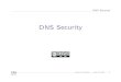 DNS Security - Columbia Universitysmb/classes/s09/l28.pdfDNS Security History of DNS Security • Inverse map attack known in the community, late 1980s • Bellovin’s “Security