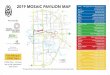 2019 MOSAIC PAVILION MAP · 2019-05-22 · 2019 MOSAIC PAVILION MAP Presented By: City Transit "vwV > *À Û `iÀ v ÕÃ/À> Ã« ÀÌ>Ì The page numbers for each pavilion represent