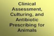 Clinical Assessment, Culturing, and Antibiotic Prescribing ... · • July 12, 2010 testimony to US Congress • “…Denmark’s ban on subtherapeutic antibiotic use had changed