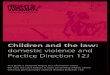 domestic violence and Practice Direction 12J · Practice Direction 12J is part of the Family Procedure Rules. These are rules that set out the way the court should deal with family