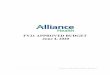 FY21 APPROVED BUDGET June 4, 2020 · Clinical Operations at Alliance Healthcare is a data-informed, collaborative effort that : ... These waivers are a pilot unique to Alliance and