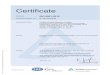 ISO 9001:2015 Certificate Registr. No. - KNS · Certificate Standard ISO 9001:2015 Certificate Registr. No. 01 100 127414/03 Unified Social Credit Code: 91320594735740069N Certificate