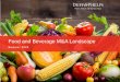 Food and Beverage M&A Landscape | Summer 2020 · Food and Beverage M&A Landscape | Summer 2020 4 Select Recent Transactions1 1 Deals in the U.S. and Canada, closed or announced over