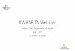 RWHAP TA Webinar - Indiana 04 02 ISDH Subrecipient TA Webinar.pdf · •All HIVe numbers will either start with a 5 or a 6 or be a six digit number that start with 100 •A helpful