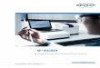 e-scan - Bruker...The e-scan series The Bruker bench-top EPR spectrometer is designed to meet the demands of today’s and tomorrow’s academic and industrial laboratories. The e-scan