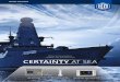 Military and naval guidance, CERTAINTY AT SEA · 2019-09-11 · engineered products, crafting innovative products for technically demanding problems and environments, resulting in