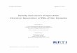 Quality Assurance Project Plan Chemical Speciation of PM2.5 … · 2015-08-28 · RTI/0212053/01QA January 27, 2014 Quality Assurance Project Plan Chemical Speciation of PM2.5 Filter