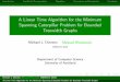 A Linear Time Algorithm for the Minimum Spanning ... · Michael J. DinneenMasoud Khosravani (SIROCCO 2010) Department of Computer Science University of Auckland Michael J. Dinneen,Masoud