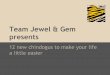 presents Team Jewel & Gemblogs.abo.fi/oppnauniversitetet/files/CreativityCourse-Chindogu.pdf · Team Jewel & Gem presents 12 new chindogus to make your life a little easier