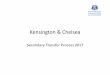 Kensington Chelsea · presentation highlights the main points and key dates that you need to be aware of. ... 1 September 2016 1 March 2017 31 October 2016. Key Dates 29 March 2017