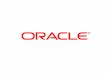  - Oracle Cloud · development tasks Migrations One-step migration of DB objects and data to Oracle. Translation of ... • Business information • Domains
