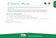 Clinic Ace e - Nufarm · As CLINIC ACE takes a few days to fully translocate throughout a weed, applications of lime, fertiliser, farmyard manure and pesticides should be made five