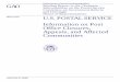GGD-97-38BR U.S. Postal Service: Information on …Post office closures diminished to 161 in fiscal year 1996. We reviewed Postal Service and PRC records for 93 post offices that were