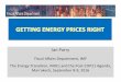 Getting Energy Prices Right by Ian Parry; Presented at the The … · 2016-09-08 · Rationale for Carbon Pricing • Carbon pricing vs. regulatory approaches ... India GHG/GDP 33-35%