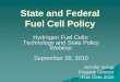 State and Federal Fuel Cell Policy · Facility Credit 30% up to $200,000 Investment Tax Credit for Fuel Cells 30% to $3,000 /kW Grants in Lieu of Tax Credits ... Deploying forklifts,