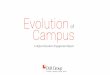 Evolution - dancker.com · The Student Experience. Higher Education is rooted in connection. Across all stakeholders there’s a desire to connect: physically, virtually, emotionally,