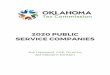 2020 PUBLIC SERVICE COMPANIES Public Service... · 2020-07-13 · 2020 Deletions, Name Changes and New Companies Centrally Valued Companies Oklahoma Tax Commission Ad Valorem Division