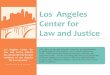 Los Angeles Center for Law and Justice · fundraising portfolio. Action Plan Create new opportunities through strategic partnerships with foundations. Implement an engaging campaign