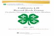 California 4-H Record Book Formscemodoc.ucanr.edu/files/253611.pdf · California 4-H Record Book 2016-2017 Revised June 30, 2016 California 4-H Record Book Forms For Junior, Intermediate,