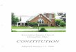 CONSTITUTION - Alexandria Baptist Church...(ABC/USA). The Church's affiliation can only be changed by an affirmative vote of at least 75% of the membership present at any properly