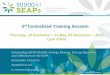 3 Centralized Training Session - SEAPs :: HOME · Energy management SystemsAccording to ISO 500001 @50001SEAPs 3rd Centralized Training Session Thursday, 19 November –Friday, 20
