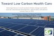 Helsinki, May 19, 2016 - NDF...Helsinki, May 19, 2016 Josh Karliner, Director of Global Projects Health Care Without Harm Toward Low Carbon Health Care . Transform health care worldwide