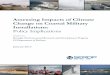 Assessing Impacts of Climate Change on Coastal Military ... · the National Research Council (NRC), National Security Implications of Climate Change for U.S. Naval Forces (2011),