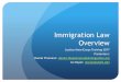 Immigration Law Overview - AFYA Inc.€¦ · Daniel Thomann: daniel.thomann@vidaimmigration.org Liz Keyes: ekeyes@ubalt.edu . Today’s Agenda Introduce you to the Basics of Immigration