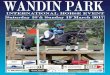 Celebrating 30 Years - Wandin Park...Wandin Park Horse Event - Saturday 18th March Dressage Main Arena Showjumping Cross Country Young Event Horse 7.30am - 8.30m 8.30am - 10.46am Training