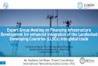 Expert Group Meeting on Financing Infrastructure ...unohrlls.org/custom...by...ICT-Project-officer-ITU.pdf · Trends in financing towards ICT infrastructure to LLDCs ITU’s Projects