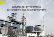 Enzymes for Environmental Sustainability and Maximizing Profits · 1.0% 1.5% 2.0% 2.5% 3.0% Yield increase with Saczyme ® Yield New enzyme activities release bound starch from the