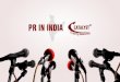 PR IN INDIAiprn.com/wp-content/uploads/2019/06/Pr-in-India.-Catalyst.pdf · HONGKONG QuestNet FRANCE Socomec Innovative Power Solutions CLIENT LIST INTER NATIONAL . AWARDS Excellence